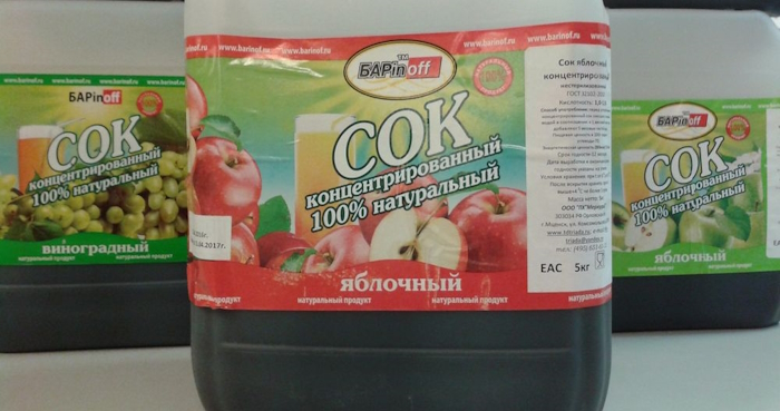 Брага из концентрированного сока 