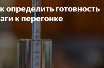 Готовность браги определить