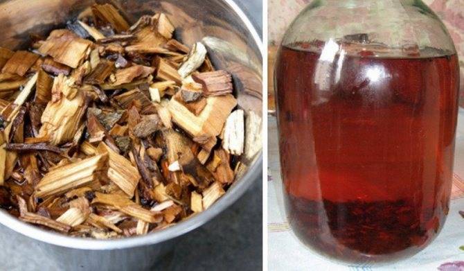 Самогон на дубовой коре